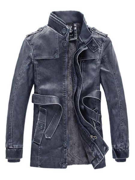 motorcycle men long leather jacket coat plus size 2019 winter thick warm fleece waterproof man pu faux leather jacket outwear, Black
motorcycle men long leather jacket coat plus size 2019 winter thick warm fleece waterproof man pu faux leather jacket outwear, Black
