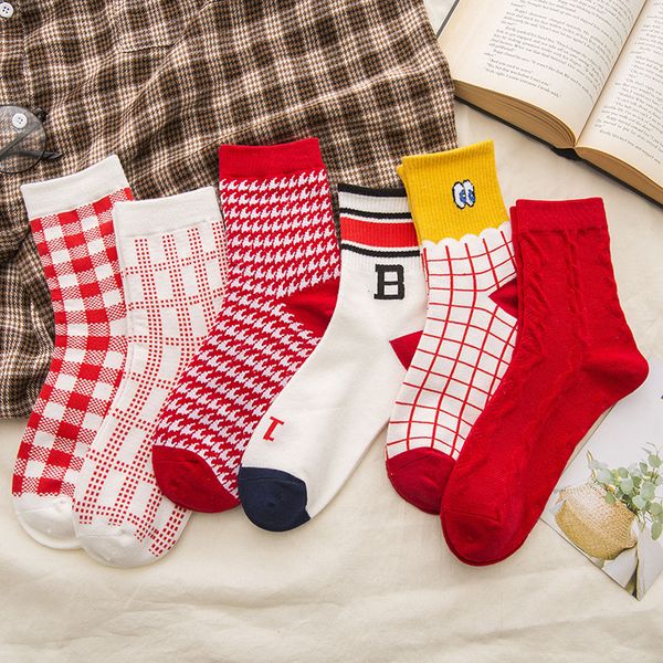 socks & hosiery women's soft and comfortable cotton red plaid middle tube crew 2021 fashion, Black;white
socks & hosiery women's soft and comfortable cotton red plaid middle tube crew 2021 fashion, Black;white
