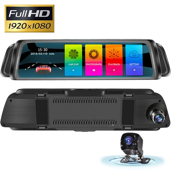 m27 car dvr mirror stream rearview mirror 10" ips touch screen dash camera dash cam dual lens car camera full hd drive recorder
m27 car dvr mirror stream rearview mirror 10" ips touch screen dash camera dash cam dual lens car camera full hd drive recorder