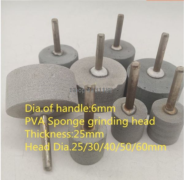 25*25*6mm,80-320grits pva sponge grinding head rubber wheel sponge wheel mirror polishing rush cleaning oxide layer removal
25*25*6mm,80-320grits pva sponge grinding head rubber wheel sponge wheel mirror polishing rush cleaning oxide layer removal