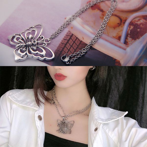 harajuku stainless steel necklace for women jewelry bead chain female symbol internet girl choker punk rock collares mujer cl64, Silver
harajuku stainless steel necklace for women jewelry bead chain female symbol internet girl choker punk rock collares mujer cl64, Silver