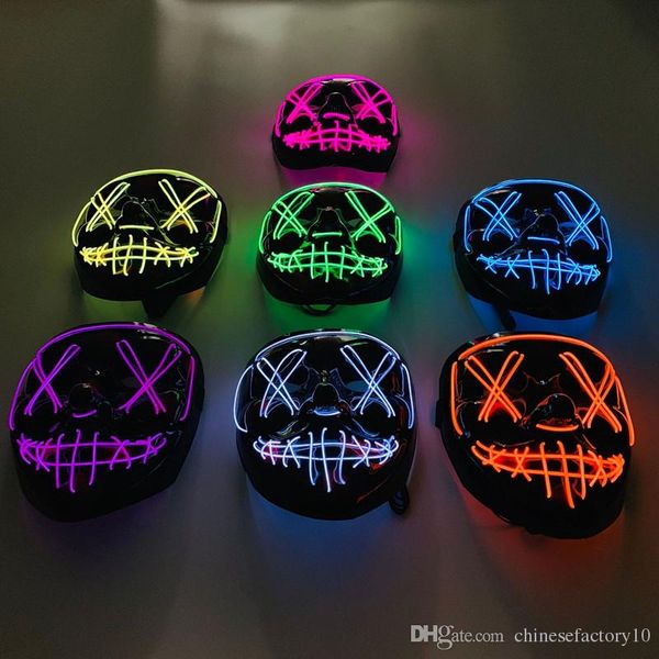 halloween led light up zombie mask party cosplay month open masks the purge election year funny glow in dark horror masks
halloween led light up zombie mask party cosplay month open masks the purge election year funny glow in dark horror masks