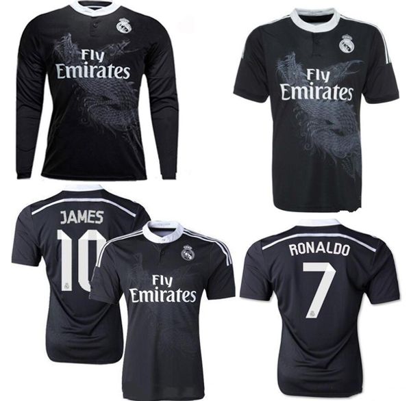 retro real madrid 14 15 third soccer football jersey kaka ronaldo zidane beckham sergio ramos james 2014 15 raul robinho long sleeve jersey, Black;yellow
retro real madrid 14 15 third soccer football jersey kaka ronaldo zidane beckham sergio ramos james 2014 15 raul robinho long sleeve jersey, Black;yellow