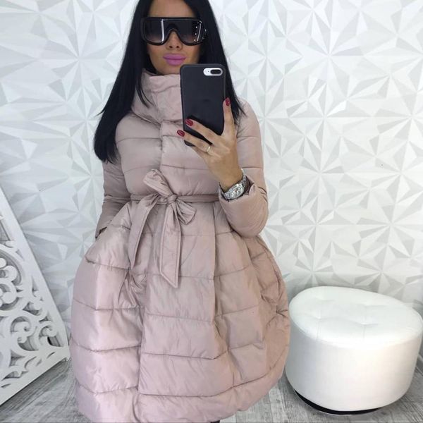 winter women parka fashion strik taille medium long stand kraag jas effen katoen jas chaqueta mujer invie, Black
winter women parka fashion strik taille medium long stand kraag jas effen katoen jas chaqueta mujer invie, Black