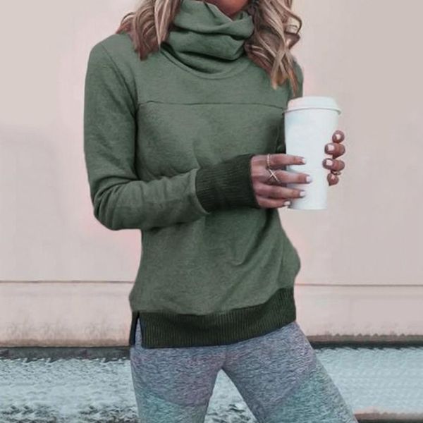 hoodies women sweatshirt high neck hooded autumn winter thicker warm long sleeve tracksuit pullover casual sudadera mujer, Black
hoodies women sweatshirt high neck hooded autumn winter thicker warm long sleeve tracksuit pullover casual sudadera mujer, Black