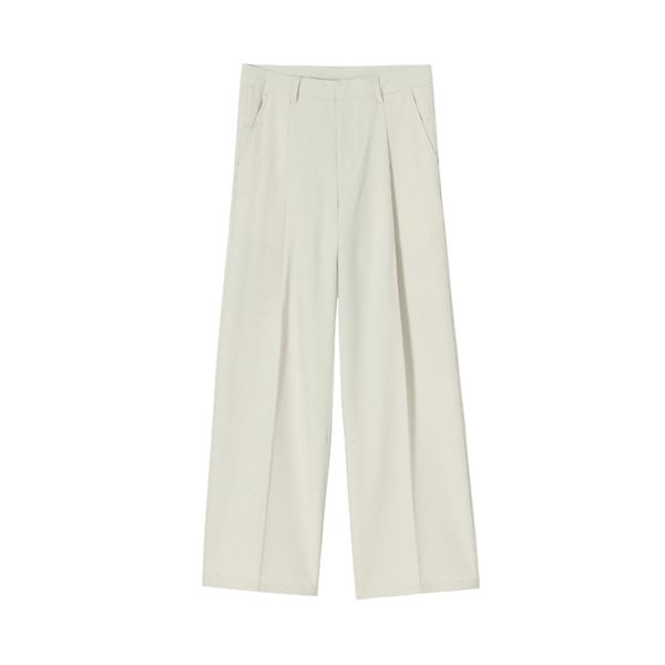 ewq men's wear | 2020 summer new suit pants for male trend all-match straight mid-waist wide leg trousers zipper pockets 9y3037, White;black
ewq men's wear | 2020 summer new suit pants for male trend all-match straight mid-waist wide leg trousers zipper pockets 9y3037, White;black