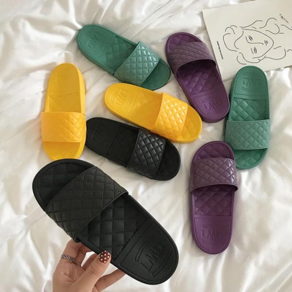 woman slippers diamond shaped leather sandals pantuflas de mujer de piel autumn shoes mules 2020 house slides floor sandals, Black
woman slippers diamond shaped leather sandals pantuflas de mujer de piel autumn shoes mules 2020 house slides floor sandals, Black