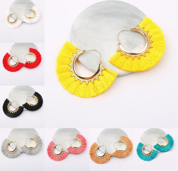 fashion design european and american earrings jewelry small triangle tassel fan multicolor female earrings party gift, Silver
fashion design european and american earrings jewelry small triangle tassel fan multicolor female earrings party gift, Silver