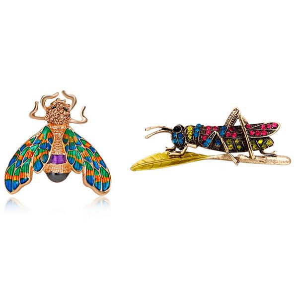 fashionable bumble bee crystal brooch pin costume badge party jewelry gift colorful bees & vintage grasshopper brooches, Gray
fashionable bumble bee crystal brooch pin costume badge party jewelry gift colorful bees & vintage grasshopper brooches, Gray
