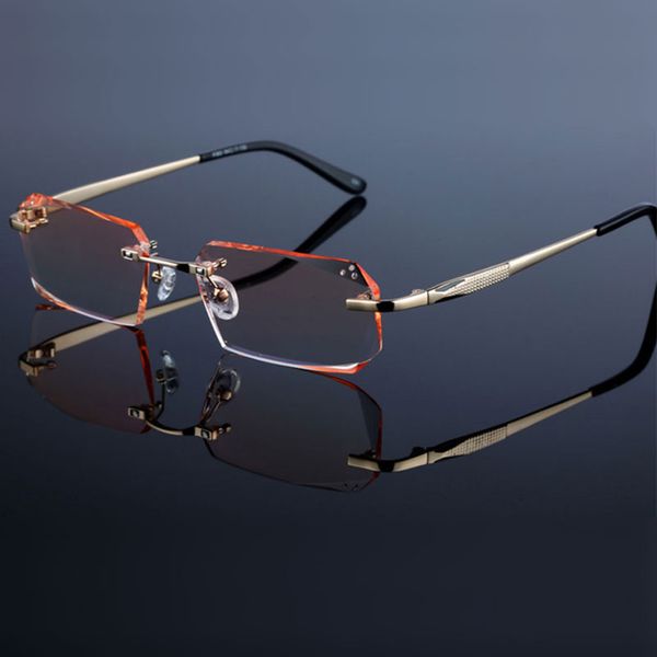 fashion eyeglasses diamond trimming cutting rimless eyeglasses prescription optical glasses frame for men eyewear, Silver
fashion eyeglasses diamond trimming cutting rimless eyeglasses prescription optical glasses frame for men eyewear, Silver