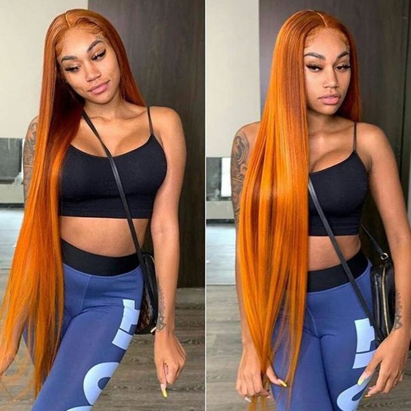 blonde orange 13x6 lace front human hair wigs with baby hair brazilian 360 lace frontal straight wigs for women remy natural hairline, Black
blonde orange 13x6 lace front human hair wigs with baby hair brazilian 360 lace frontal straight wigs for women remy natural hairline, Black