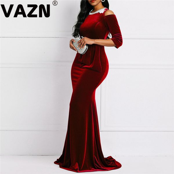 vazn red party evening lady stretchy package hip bodycon long mermain dress short sleeve young o-neck dress female fashion dress, Black;pink
vazn red party evening lady stretchy package hip bodycon long mermain dress short sleeve young o-neck dress female fashion dress, Black;pink