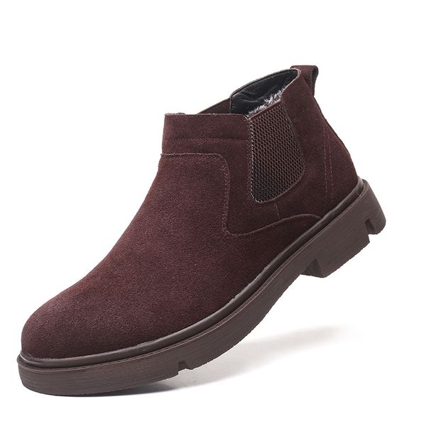 suede leather winter snow boots men warm fur shoes fashion men boots brand cold winter male footwear a2007, Black
suede leather winter snow boots men warm fur shoes fashion men boots brand cold winter male footwear a2007, Black