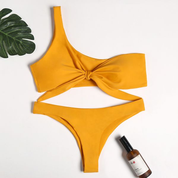 2019 solid one shoulder bikini sets women's swimsuit female high waist swimwear bikinis bathing suits biquini beach wear, White;black
2019 solid one shoulder bikini sets women's swimsuit female high waist swimwear bikinis bathing suits biquini beach wear, White;black