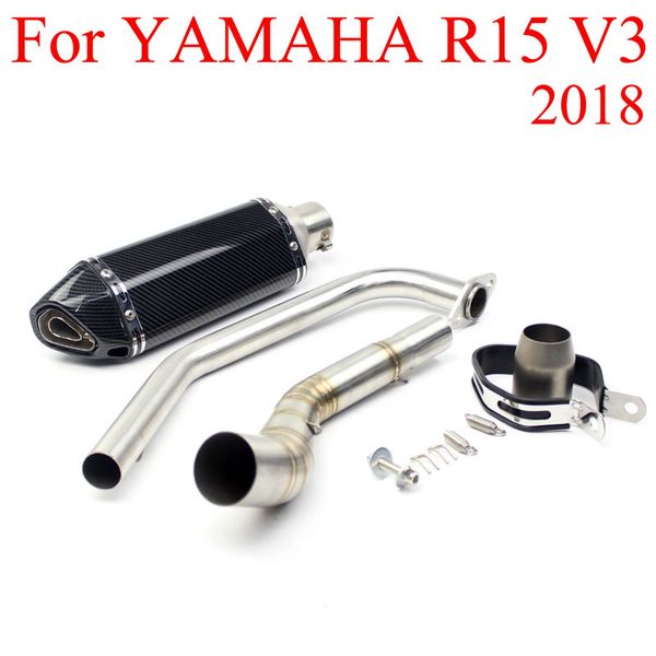 slip-on exhaust for yamaha r15 v3 2018 years motorcycle exhaust full systems pipe with muffler link connection front pipe tube
slip-on exhaust for yamaha r15 v3 2018 years motorcycle exhaust full systems pipe with muffler link connection front pipe tube