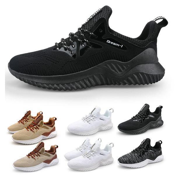 2020 men women running shoes brown triple black white grey comfortable breathable net trainers sport sneakers 39-46, White;red
2020 men women running shoes brown triple black white grey comfortable breathable net trainers sport sneakers 39-46, White;red