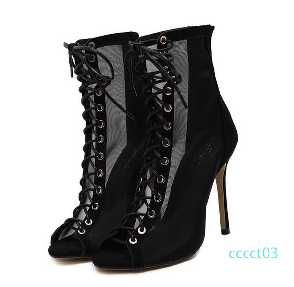 2017 meshy breathable lace up sheos women high heels peep toe ankle bootie beige black size 35 to 40 ct03
2017 meshy breathable lace up sheos women high heels peep toe ankle bootie beige black size 35 to 40 ct03