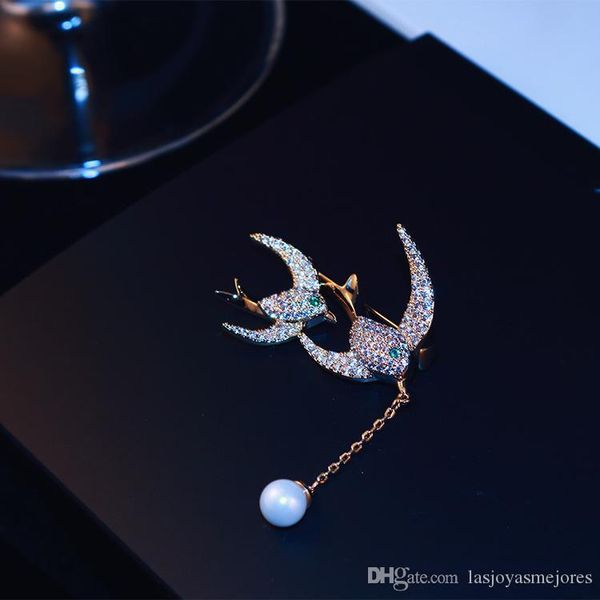 новая модные моды роскошь дизайнер сверкающая красивого бриллиант ласточки животные жемчужного кулон контактных броши ювелирных изделий для, Gray
новая модные моды роскошь дизайнер сверкающая красивого бриллиант ласточки животные жемчужного кулон контактных броши ювелирных изделий для, Gray