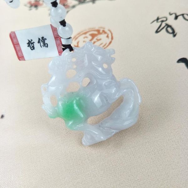 zheru jewelry pure natural jadeite green two-tone horseback monkey pendant three-color bead pendant chain send a-level certifica, Silver
zheru jewelry pure natural jadeite green two-tone horseback monkey pendant three-color bead pendant chain send a-level certifica, Silver