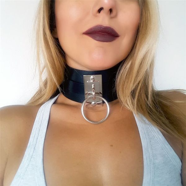 высокое качество кожа колье ожерелье женщины sexy pu воротник связывание гот ремень choker готический ожерелье панк ювелирные изделия club p, Silver
высокое качество кожа колье ожерелье женщины sexy pu воротник связывание гот ремень choker готический ожерелье панк ювелирные изделия club p, Silver