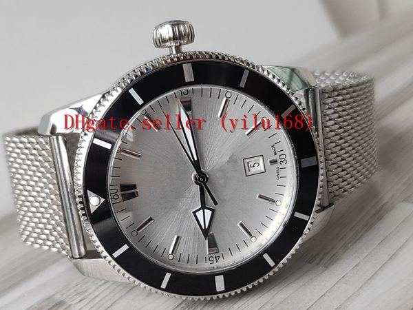 Top Делюкс Супер Морской стальной корпус - нержавеющая сталь 46mm серебряный цифербл
Top Делюкс Супер Морской стальной корпус - нержавеющая сталь 46mm серебряный цифербл