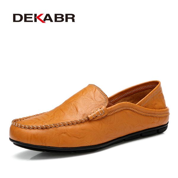 dekabr comfortable handmade leather shoes casual men's flats design man driving shoes soft bottom leather men shoes size 38-46 mx190730, Black
dekabr comfortable handmade leather shoes casual men's flats design man driving shoes soft bottom leather men shoes size 38-46 mx190730, Black