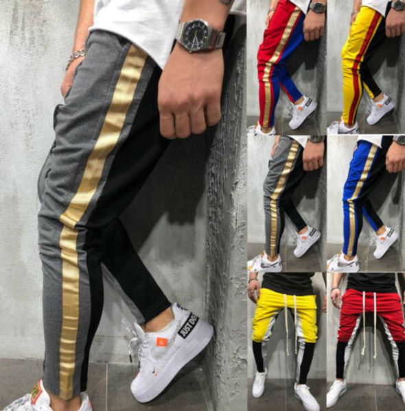 casual men gym slim fit trousers tracksuit bottoms skinny joggers sweat track pants plus size, Black
casual men gym slim fit trousers tracksuit bottoms skinny joggers sweat track pants plus size, Black