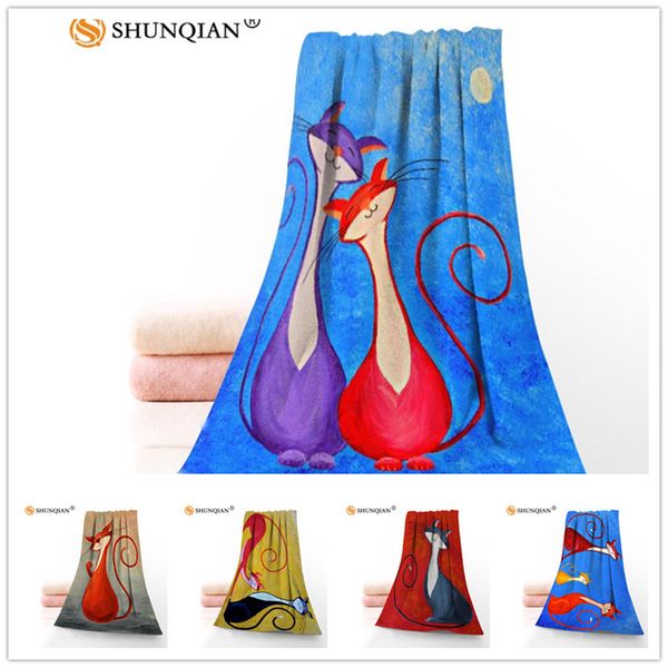custom love cats paint 35x75cm face towels facecloth bamboo fiber washcloth quick drying sports towel
custom love cats paint 35x75cm face towels facecloth bamboo fiber washcloth quick drying sports towel