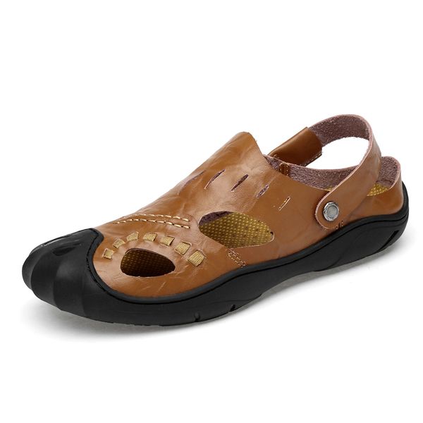 gnornil new men sandals fashion summer beach breathable men sandals genuine leather men's man casual shoes, Black
gnornil new men sandals fashion summer beach breathable men sandals genuine leather men's man casual shoes, Black