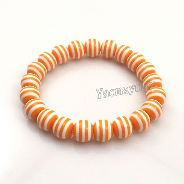 wholesale 24pcs/lot orange color 10mm stripe zebra resin beaded bracelets elastic for christmas present ing, Black
wholesale 24pcs/lot orange color 10mm stripe zebra resin beaded bracelets elastic for christmas present ing, Black