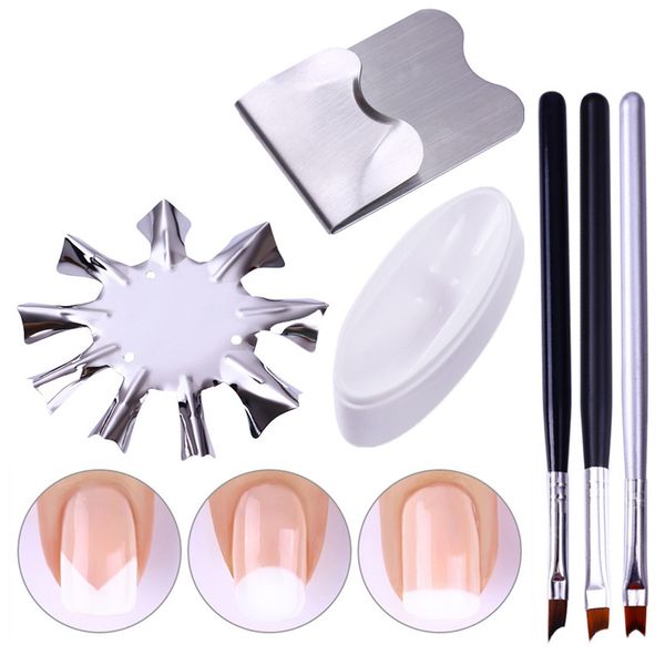 1 pc easy french line edge cutter stencil trimmer multi-size french nail brush nail art styling design smile tool
1 pc easy french line edge cutter stencil trimmer multi-size french nail brush nail art styling design smile tool