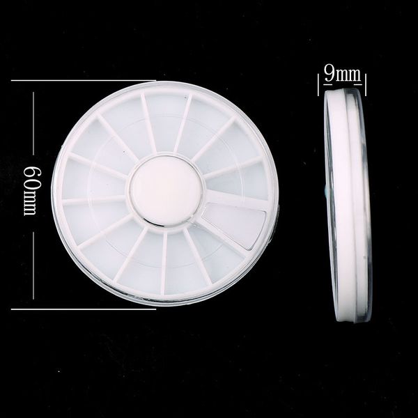 6cm white 12 grid round box plastic storage diy tool nail art decoration jewelry accessory stones crafts case container
6cm white 12 grid round box plastic storage diy tool nail art decoration jewelry accessory stones crafts case container