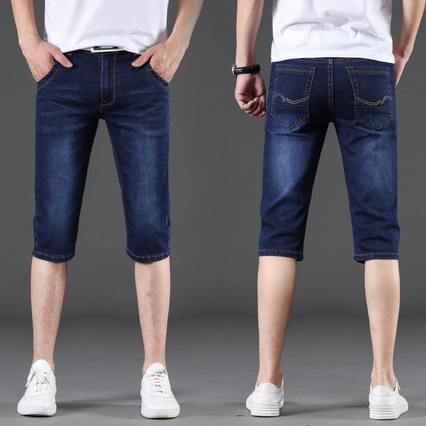 2019 mens short jeans summer new men's stretch fashion casual slim fit elastic denim shorts male brand clothes, Blue
2019 mens short jeans summer new men's stretch fashion casual slim fit elastic denim shorts male brand clothes, Blue