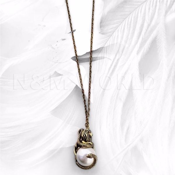 2019 sieraden retro stijlvolle vintage dier leeuwenkop met parel hanger sieraden voor vrouwen grils geschenken & access, Silver
2019 sieraden retro stijlvolle vintage dier leeuwenkop met parel hanger sieraden voor vrouwen grils geschenken & access, Silver