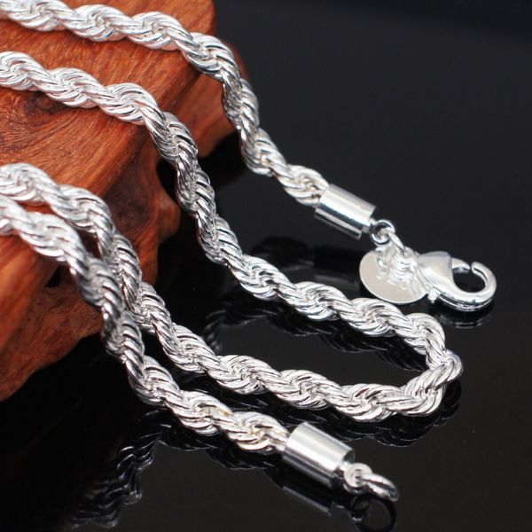 pure silver 925 necklaces for men women 4mm twisted chain necklace male jewelry accessories choker collier bijoux gifts
pure silver 925 necklaces for men women 4mm twisted chain necklace male jewelry accessories choker collier bijoux gifts