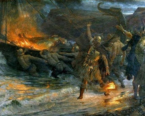 viking funeral for germanic warrior handpainted & hd print wall art oil painting on canvas home decor p111
viking funeral for germanic warrior handpainted & hd print wall art oil painting on canvas home decor p111