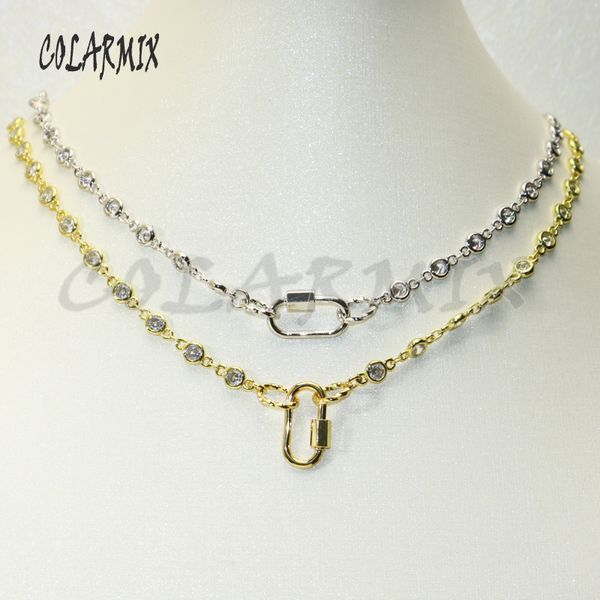 5pcs mix colors retention necklace crystal necklace small bolt charm fashion accessories for women 50640, Silver
5pcs mix colors retention necklace crystal necklace small bolt charm fashion accessories for women 50640, Silver