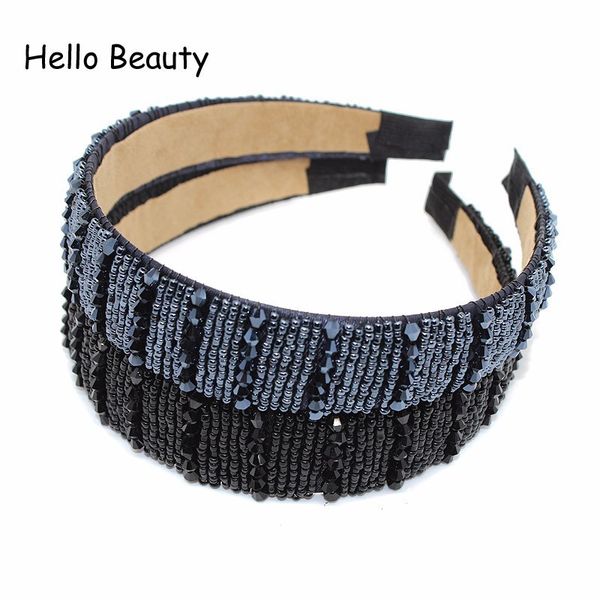 new fashion handmade navy crystal bead hairband wide beaded headband black rhinestone hair accessories for women girls, Golden;white
new fashion handmade navy crystal bead hairband wide beaded headband black rhinestone hair accessories for women girls, Golden;white