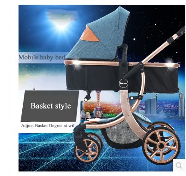 baby stroller export high landscape folding four-dimensional can sit lie baby trolley four seasons universal
baby stroller export high landscape folding four-dimensional can sit lie baby trolley four seasons universal
