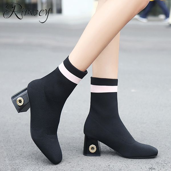 rimocy 2018 winter women's square toe warm boots elegant women leisure boots ladies high heels party shoes mujer size 35-39, Black
rimocy 2018 winter women's square toe warm boots elegant women leisure boots ladies high heels party shoes mujer size 35-39, Black