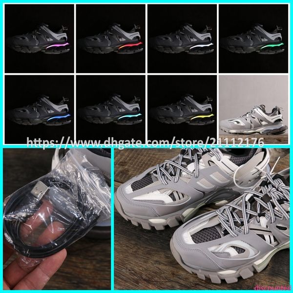led colorful lights release 3.0 tess s paris track men gomma maille black for women triple s clunky sneaker casual shoes authentic designer
led colorful lights release 3.0 tess s paris track men gomma maille black for women triple s clunky sneaker casual shoes authentic designer