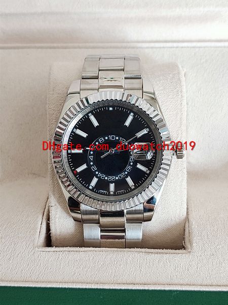 3 colors luxury folding mens watch mechanical 42mm sky-dweller gmt workin 326934 316l steel asia 2813 movement automat, Blue;white
3 colors luxury folding mens watch mechanical 42mm sky-dweller gmt workin 326934 316l steel asia 2813 movement automat, Blue;white