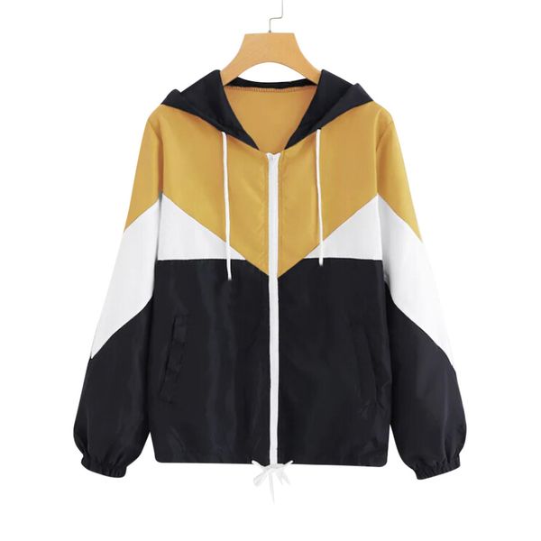 women casual sport jackets lightweight hooded windbreaker outdoor zipper coat women autumn long sleeve jacket thin coat, Black;brown
women casual sport jackets lightweight hooded windbreaker outdoor zipper coat women autumn long sleeve jacket thin coat, Black;brown