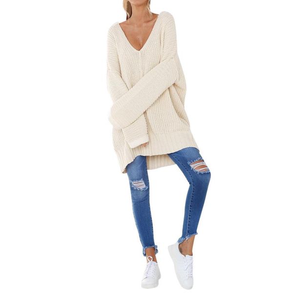 chamsgend new arrival fashion womens casual long sleeve v neck jumper sweaters blouse woman sweater 2018 c301016, White;black
chamsgend new arrival fashion womens casual long sleeve v neck jumper sweaters blouse woman sweater 2018 c301016, White;black