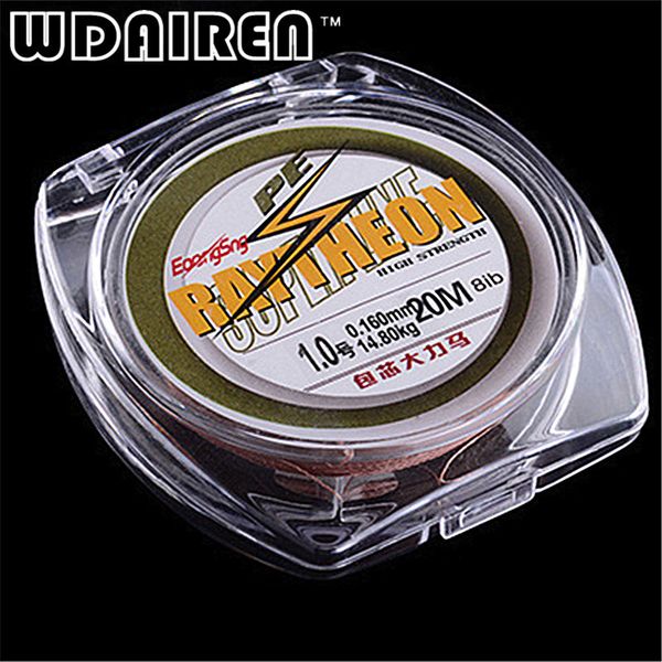 20m wdairen brand tri-poseidon series 4 strands super strong japan multifilament pe braided fishing line 8 10 20 30 40 60lb 
20m wdairen brand tri-poseidon series 4 strands super strong japan multifilament pe braided fishing line 8 10 20 30 40 60lb
