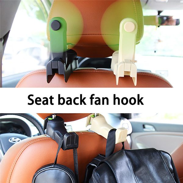 kongyide car seat back storage hook creative multi-function two-in-one fan hook usb interface rear car seat fan
kongyide car seat back storage hook creative multi-function two-in-one fan hook usb interface rear car seat fan
