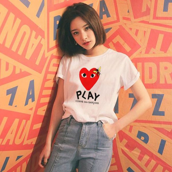 Высокое качество мужской дизайнер красное сердце Little bee C-D-G play tee commes des garcons Мужчин
Высокое качество мужской дизайнер красное сердце Little bee C-D-G play tee commes des garcons Мужчин