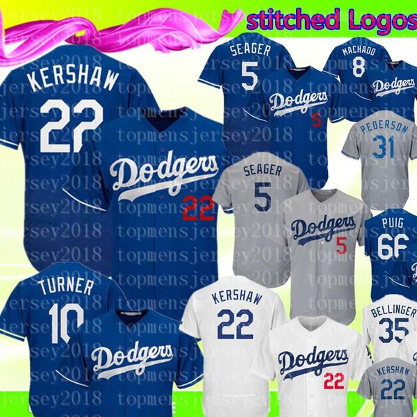 Los Angeles Cheap Dodger 22 Clayton Kershaw Jersey 35 Cody Bellinger 5 Corey Seager 10 Justin Turner 14 Enrique Hernandez Baseball
Los Angeles Cheap Dodger 22 Clayton Kershaw Jersey 35 Cody Bellinger 5 Corey Seager 10 Justin Turner 14 Enrique Hernandez Baseball