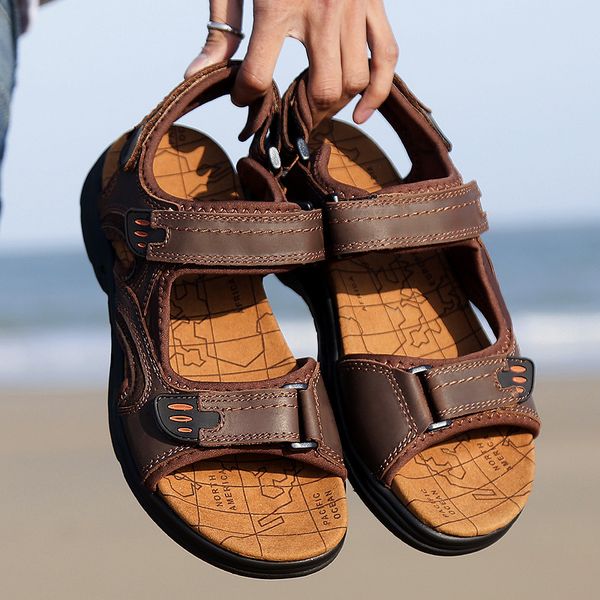cimim brand sandals men summer 2019 breathable big size mens sandals genuine leather fashion casual luxury sandalias hombre, Black
cimim brand sandals men summer 2019 breathable big size mens sandals genuine leather fashion casual luxury sandalias hombre, Black