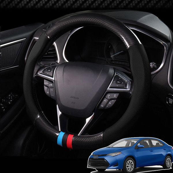 for toyota corolla steering wheel cover anti-slip carbon fiber pvc leather
for toyota corolla steering wheel cover anti-slip carbon fiber pvc leather